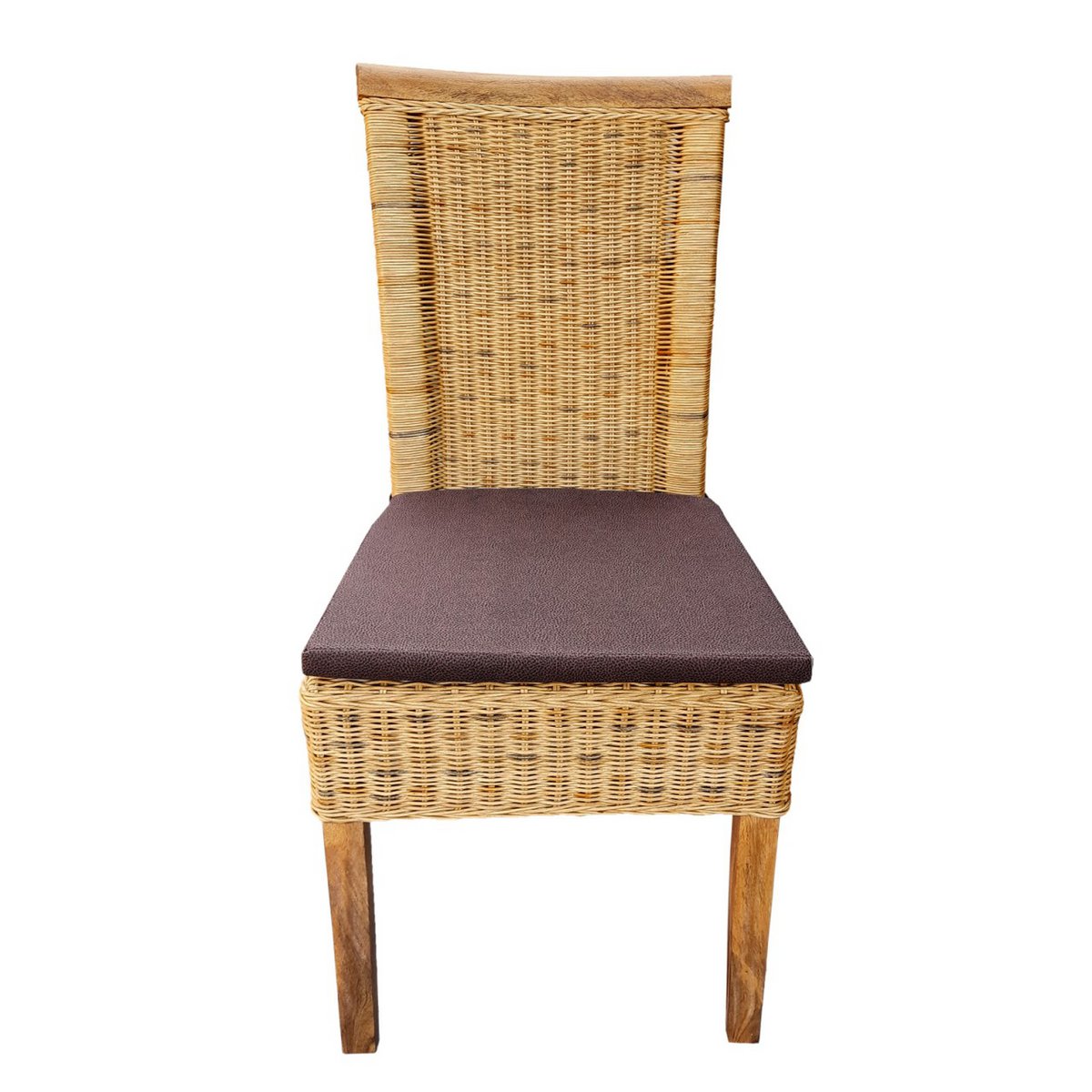 Eetkamerstoelen Set Van 4 Rotan Tabacco Stoel Duurzaam