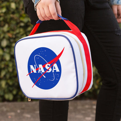 NASA Zipper Lunch Bag - White