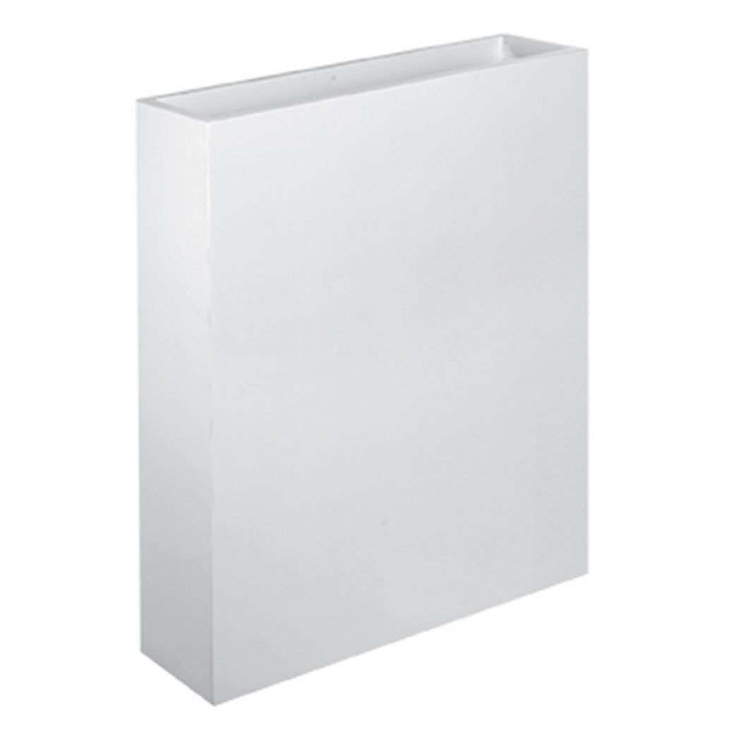 Plantenbak 74x23x92 cm hoogglans wit MDF