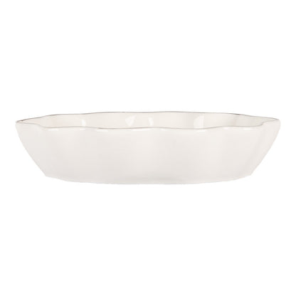 Soap Dish 15x10x3 cm White Ceramic