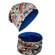 Kinderen Beanie Muts Loop Noodvoertuigen Print Setje