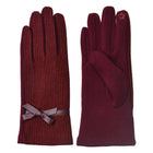 Handschoenen 8x24 cm polyester rood