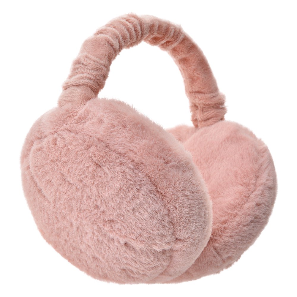 Oorwarmers roze polyester one size opvouwbaar