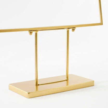 Decoratie kerstboom metaal goud 50x15x152 cm