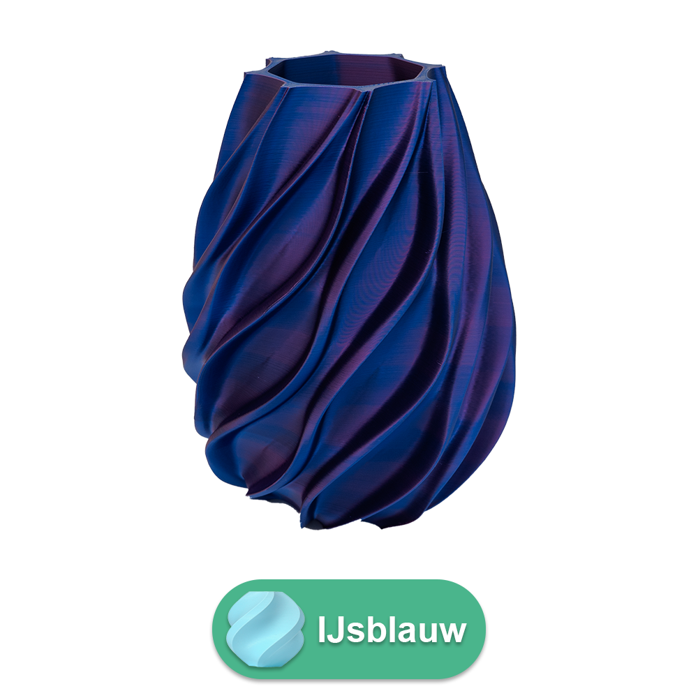 Oliva 3D vaas - 3D geprinte vaas - Duurzaam PLA - Geschikt voor kunstbloemen