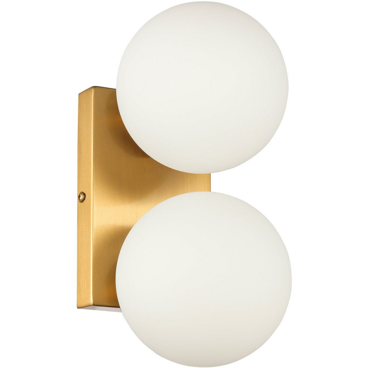 Wandlamp 12x15x25 cm wit goud