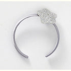 Poppendiadeem zilver met glitterster