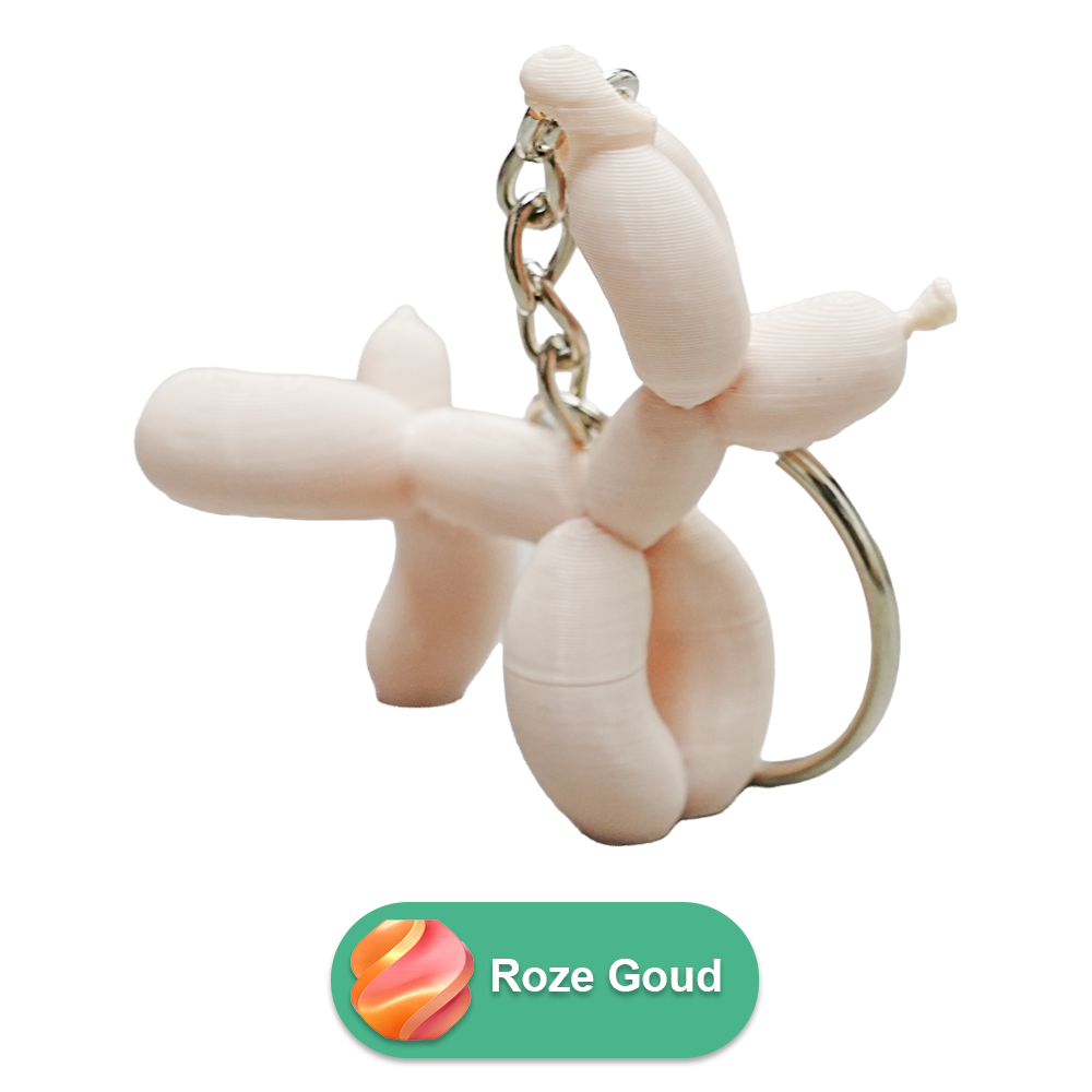 Sleutelhanger ballon hond plassend PLA