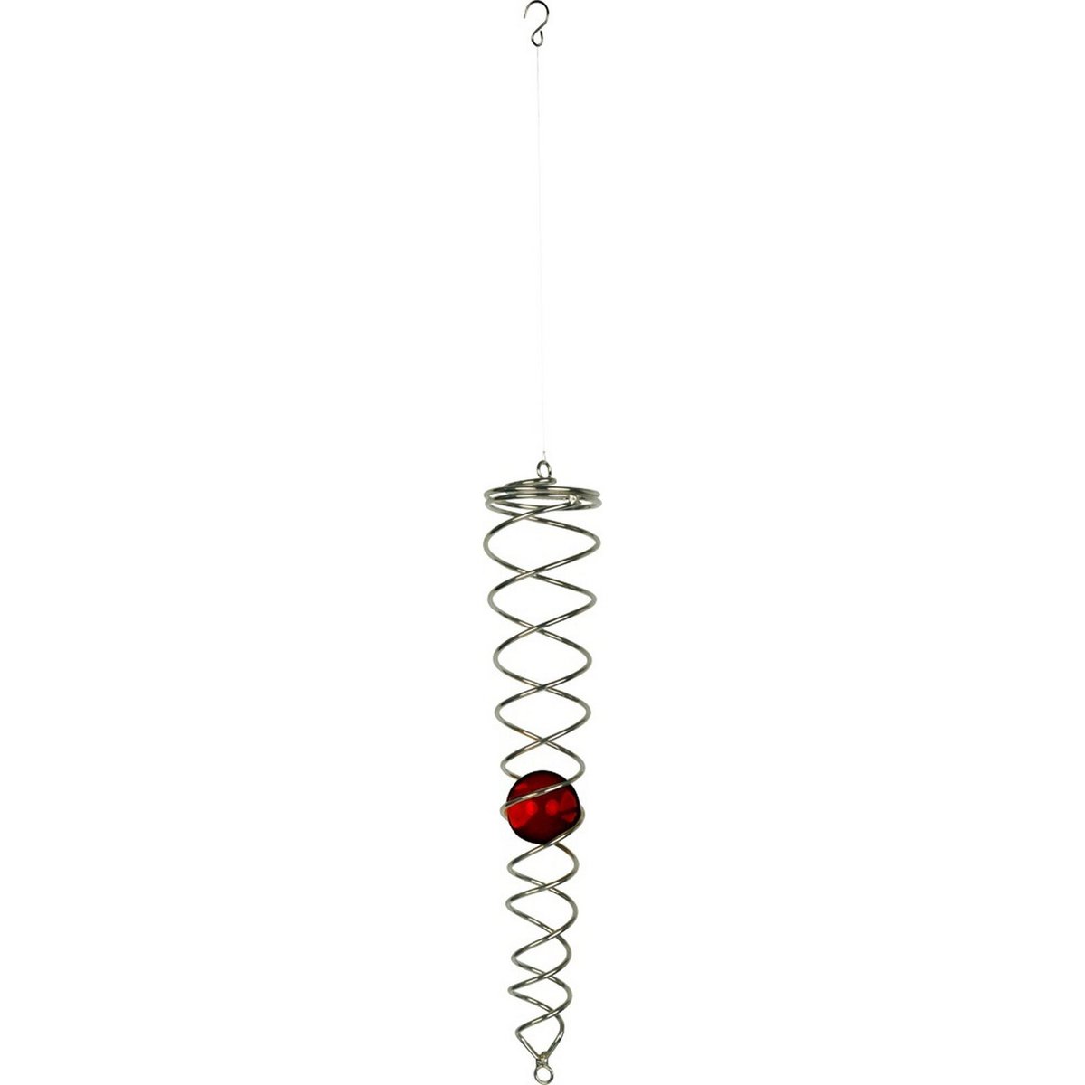 Windspinner 30 cm rood metaal