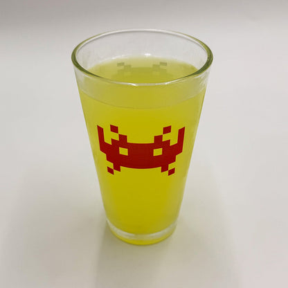Space Invaders - color-changing glass set of 2