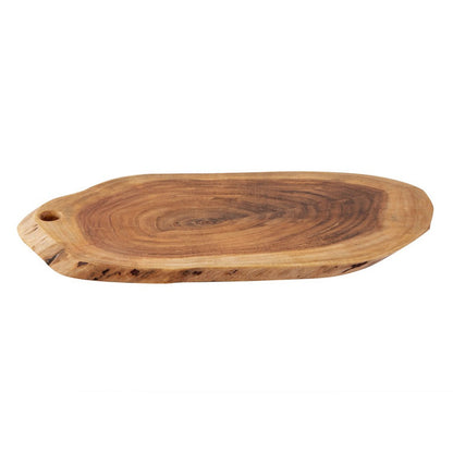 Boomschijfje van servicebord gelijmd 34x16cm of 52x24cm serveer tabletdecoratie Acacia massief