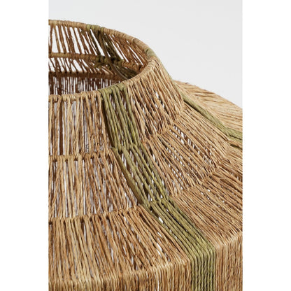 Lantaarn 30x36 cm jute donkerbruin