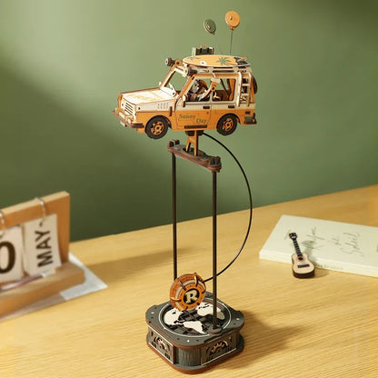3D Houten Puzzel Robotime Road Tripper 16x9.5x37.5 cm