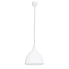 Pendant Lamp Pinhead 28 Cm Metal White E27 Version Retro Atmosphere