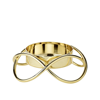 Kandelaars goud set van 2 H 3 cm Ø 10.5 cm