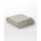 Gooi deken 140x200 cm wol polyester gebluekt ivory