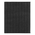 Badmat 50x60 cm zwart katoen antislip