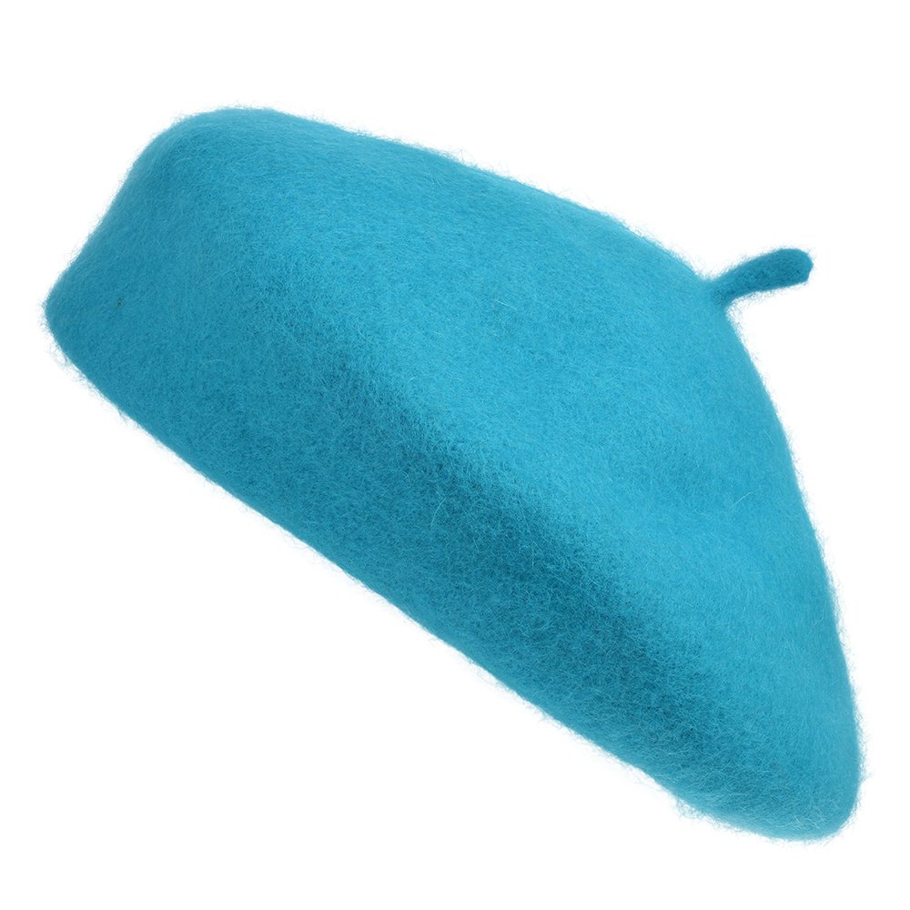 Kindermuts Ø 23x3 cm turquoise synthetisch
