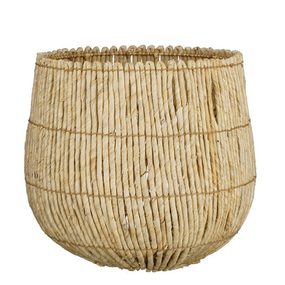Opbergmand gras set van 2 H40 cm Ø44 cm lichtbruin