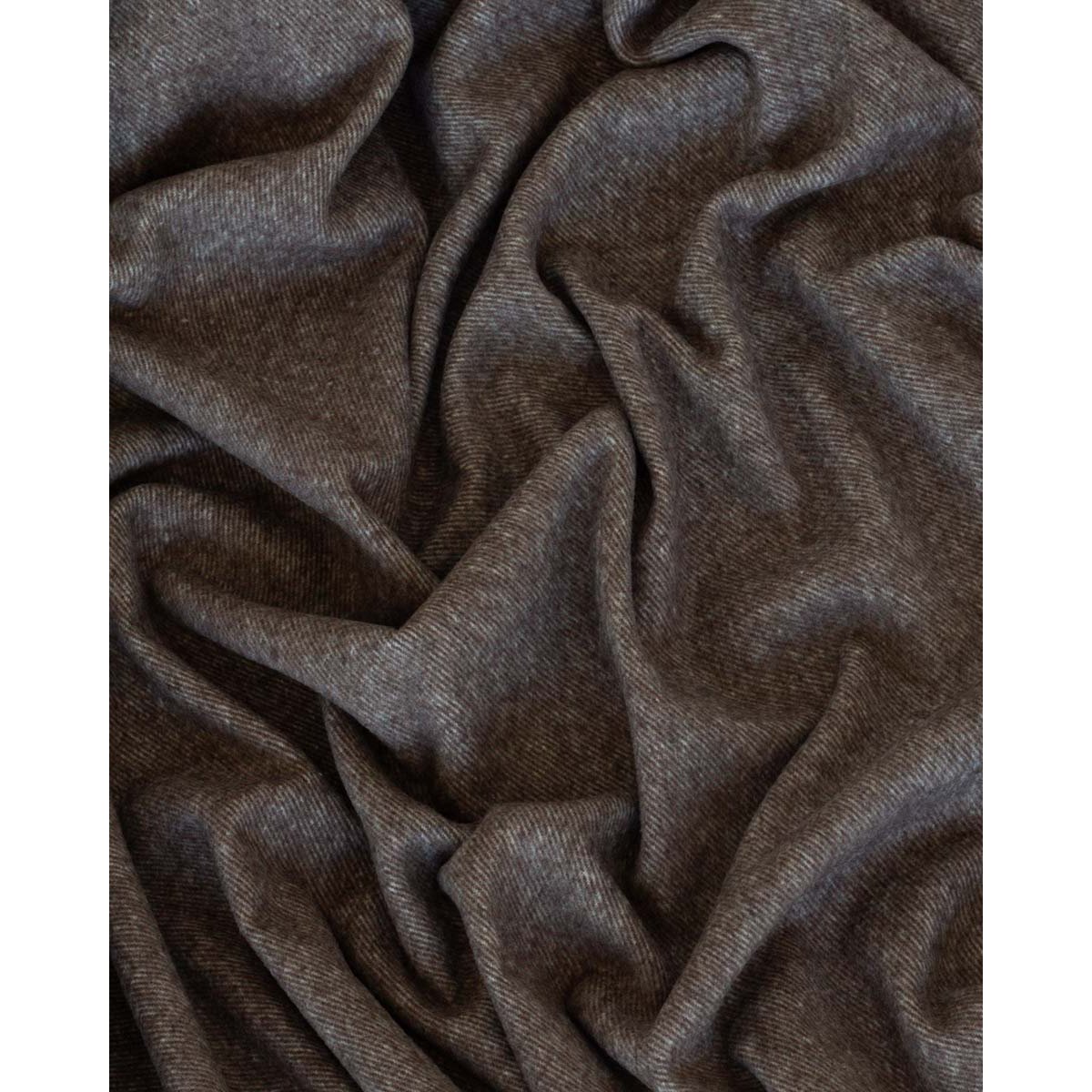 Merino Cashmere deken Tibet Brown 50% kasjmier 50% merinowol