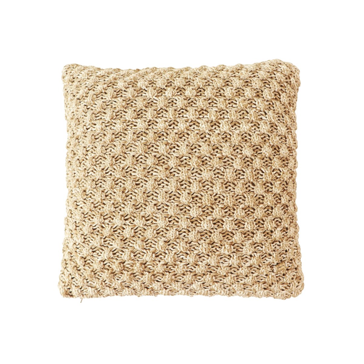 Kussenhoes 45x45 cm katoen khaki naturel