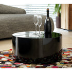 Coffee table Ø 60 cm round black