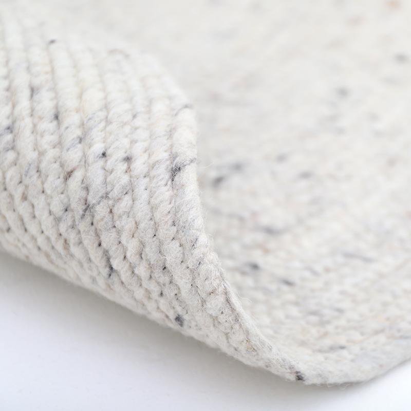 NEETHU NATURAL L felted wool rug