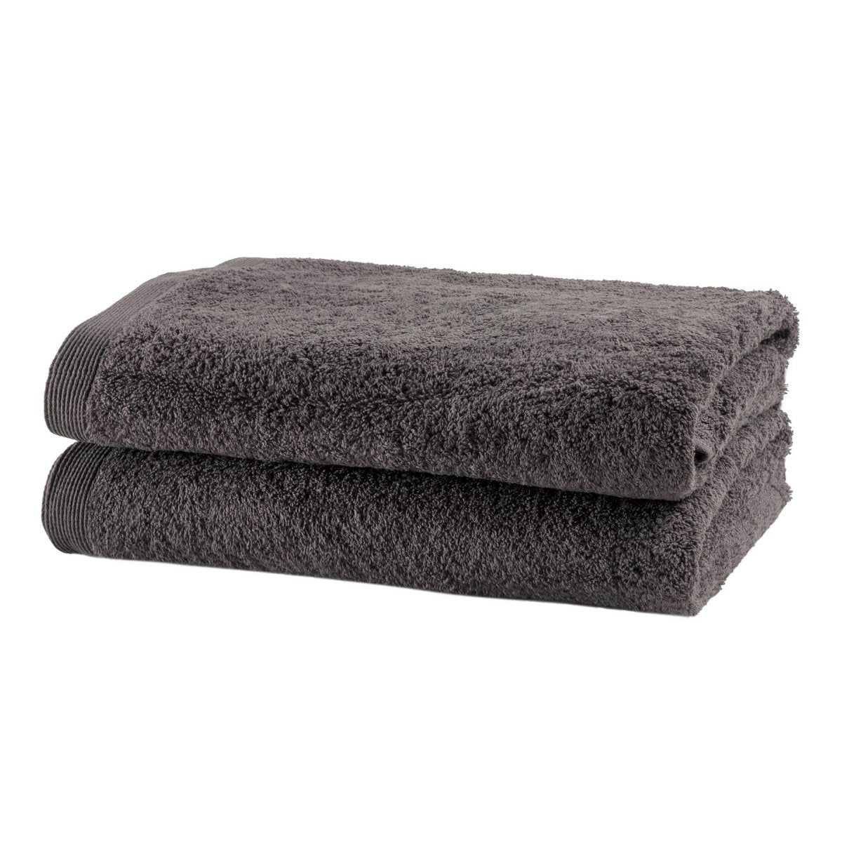 Como Shower Towel 70 x 140 cm Grey Charcoal