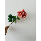 Kunstbloem roos 72 cm wit
