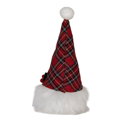 Christmas decoration with LED lighting Gnome 10x10x25 cm Red Synthetic