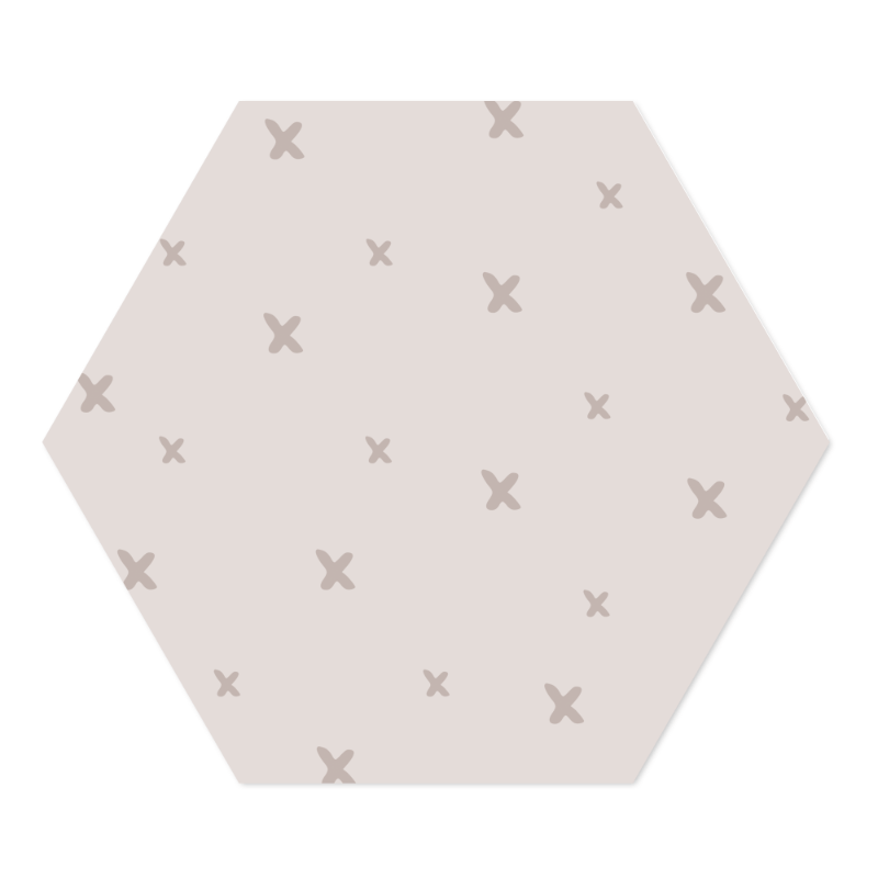 Wall hexagon kids crosses