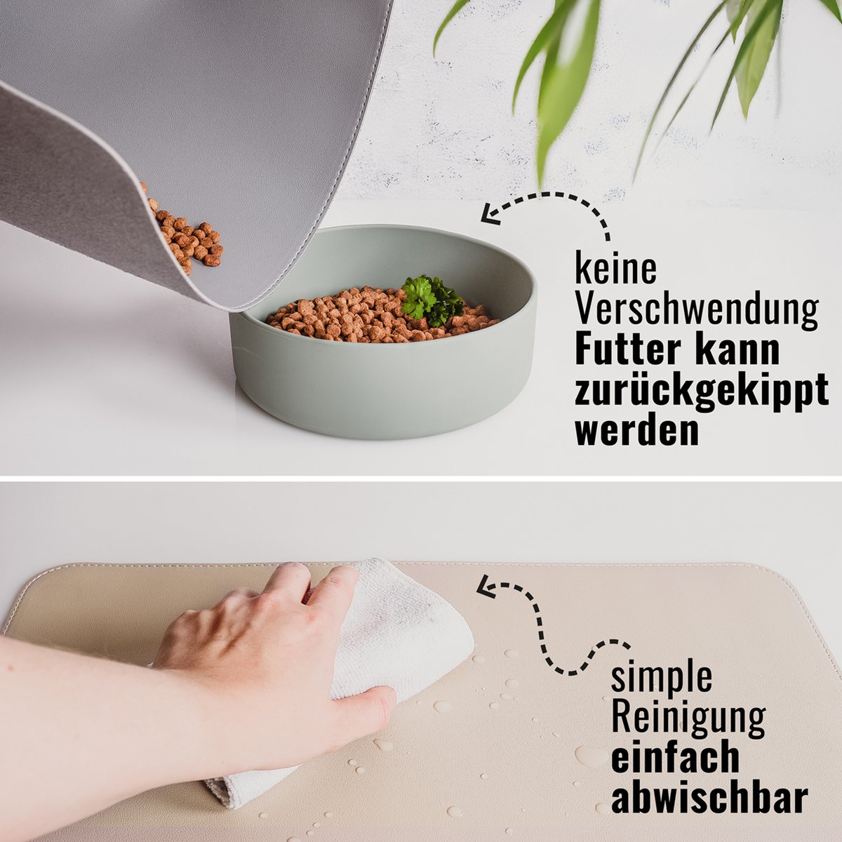 NE & NO® Food Base made from vegan leather