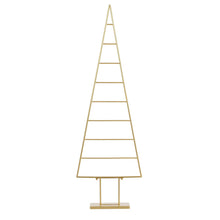Christmas Tree Decoration - L50 x W15 x H152 cm - Metal - Gold
