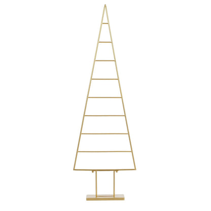 Decoratie kerstboom metaal goud 50x15x152 cm
