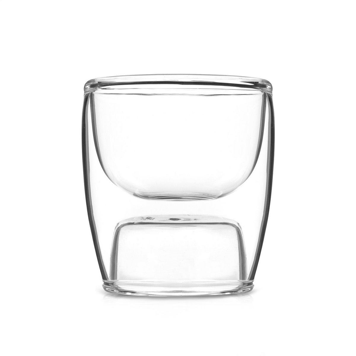 Espressokop 2-in-1 omkeerbaar keramiek glas