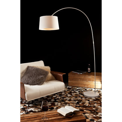 Booglamp 205 cm wit marmeren voet