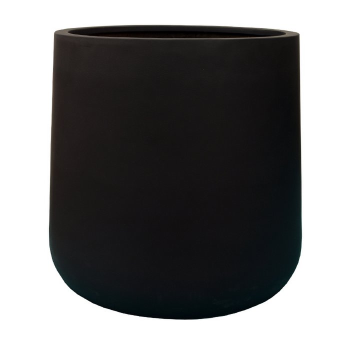 Plantenpot Portland Ø42x40 cm FiberStone zwart