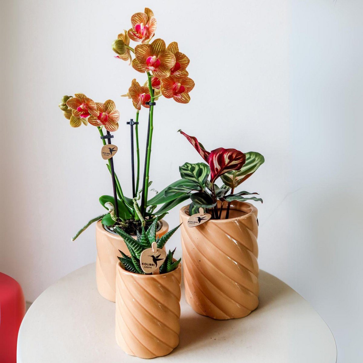 Ceramic Decorative Pot Candy Ø6cm Peach
