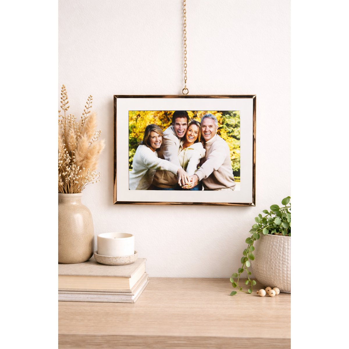 Fotolijst 13x18 cm goud metaal
