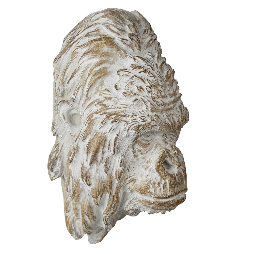 Figure monkey 30 cm brown with polyresin home accessories