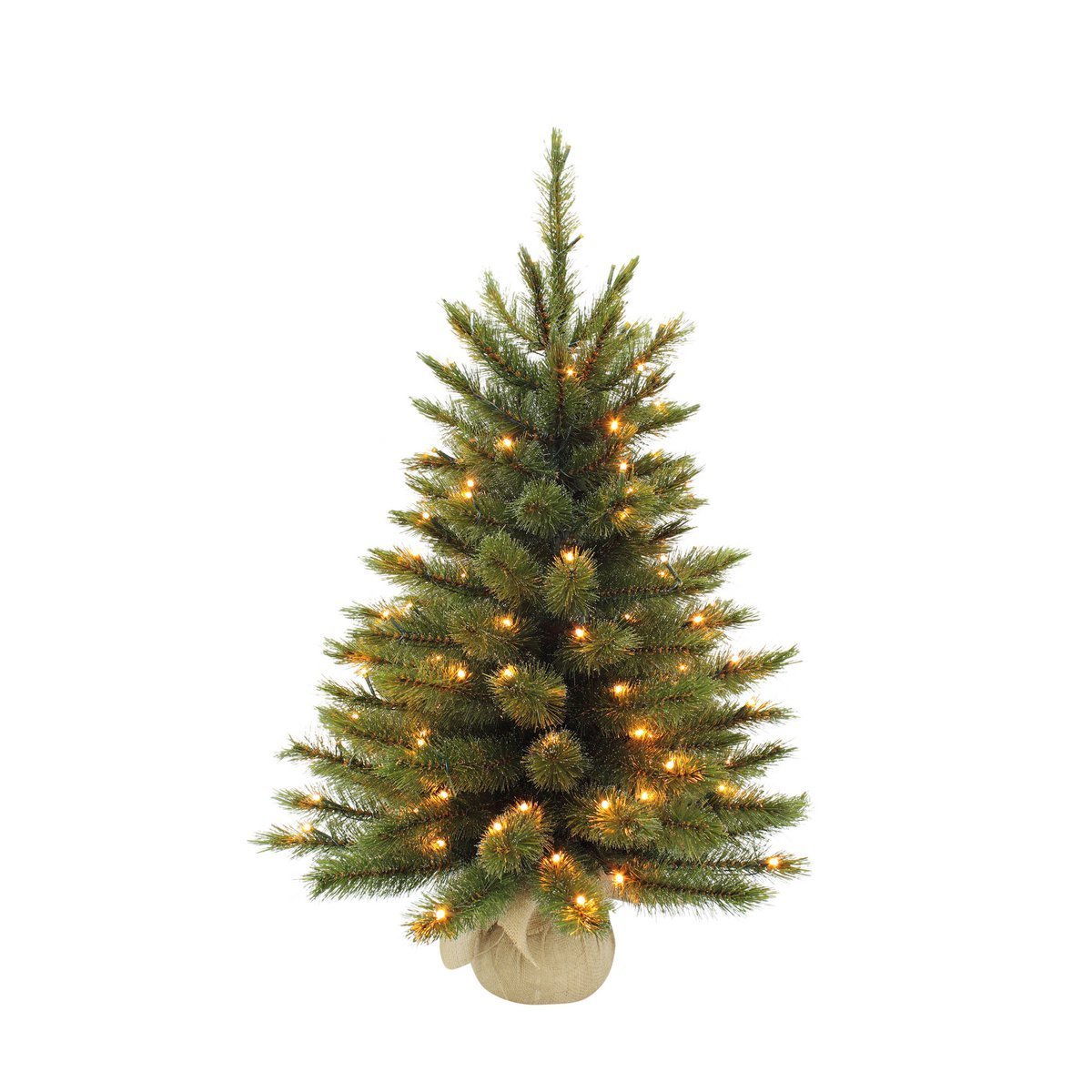 Kunstkerstboom 60 cm groen met LED verlichting