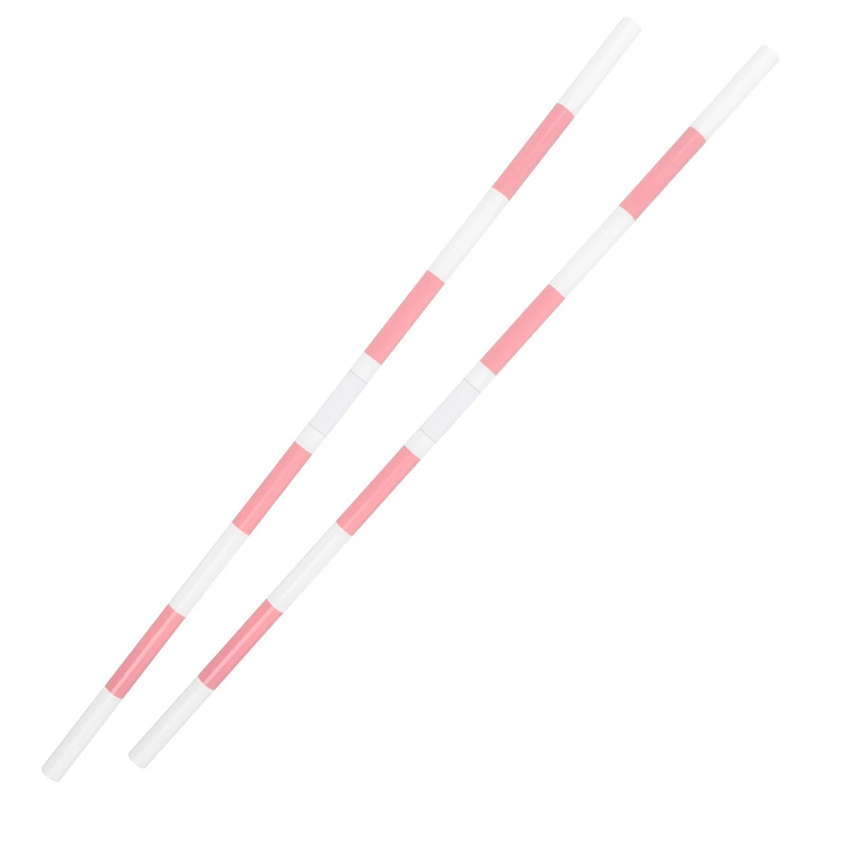 Hindernis stokken roze wit 83 cm