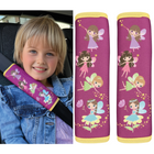 Gordelbeschermer auto sprookjesmotief paars