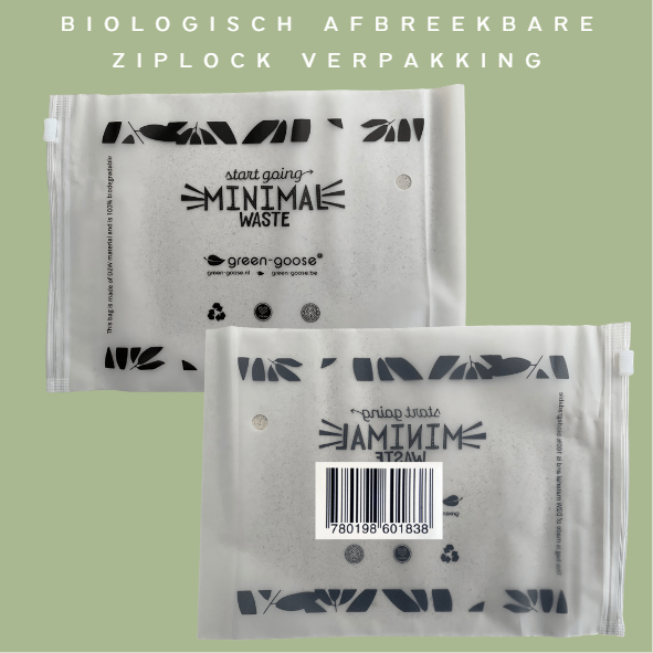Herbruikbaar maandverband duo pack L 18x26 cm bamboe
