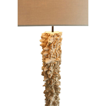Floor lamp driftwood natural/white 150 cm