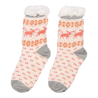 Kerstsokken set 12 stuks one size meerkleurig hert