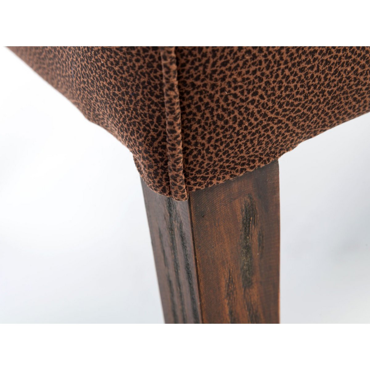 Rattan Eetkamerstoelen 4 Stuks Antonio Cognac Gestoffeerd