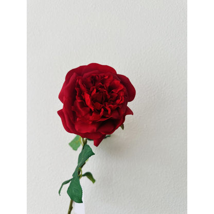 Kunstbloem roos 65 cm rood