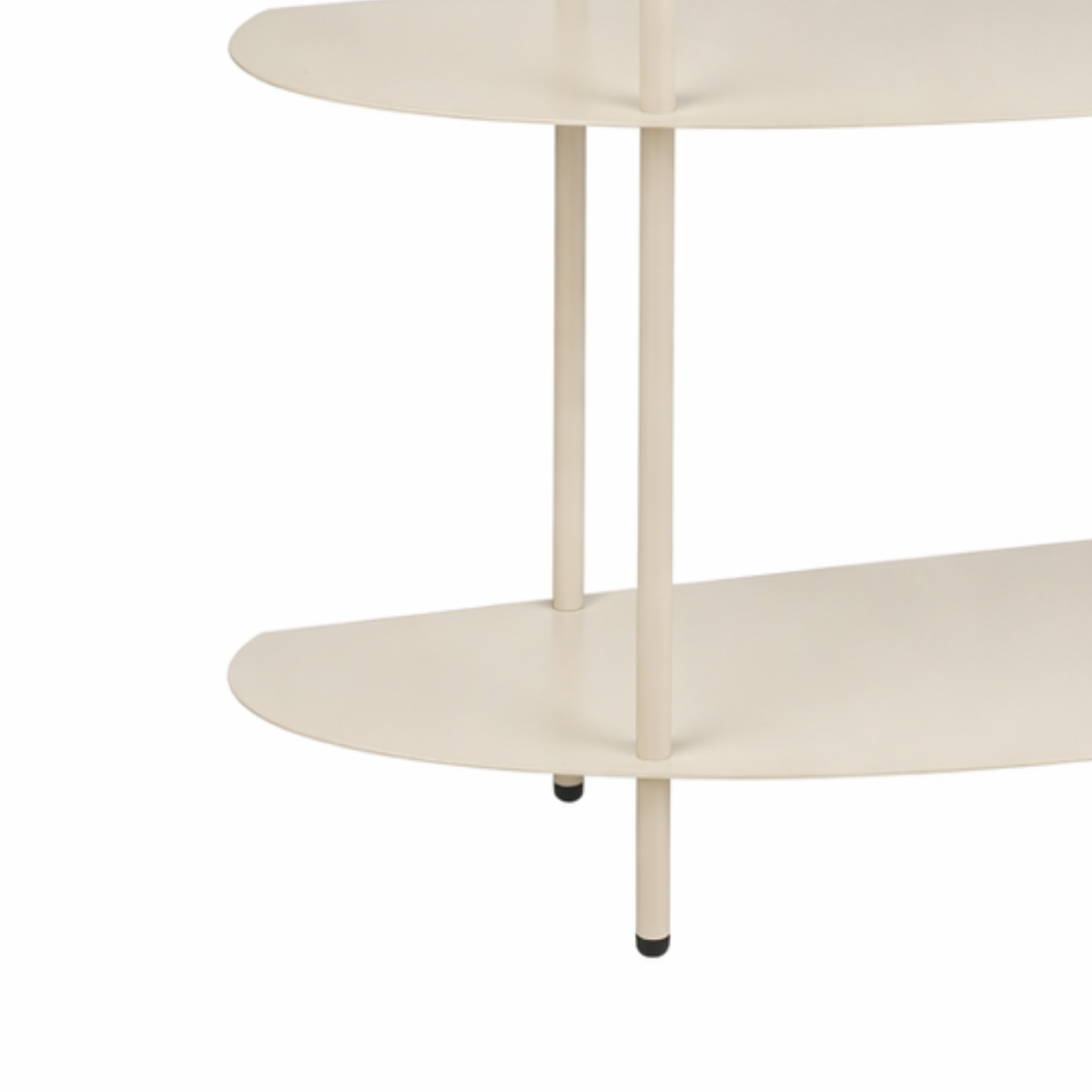 Rek ijzer off-white 90x28x81 cm