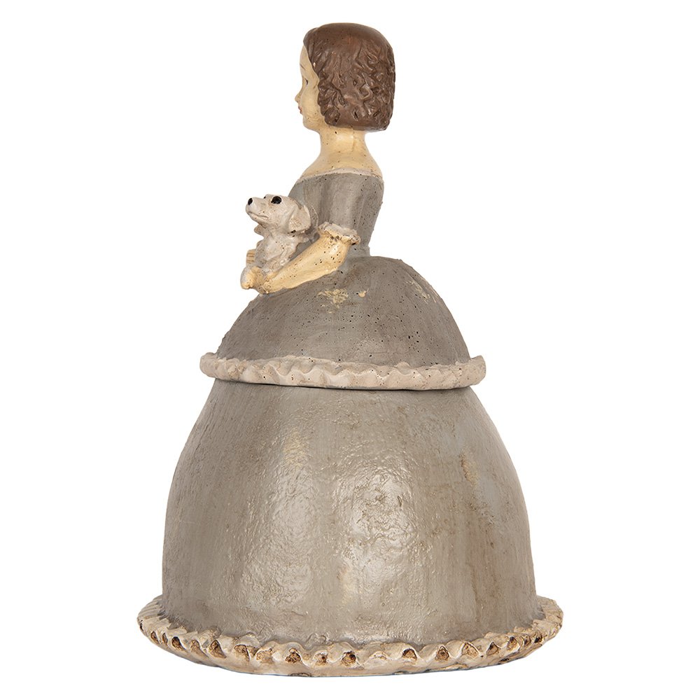 Sieradendoos vrouw 19x16x22 cm beige kunststof